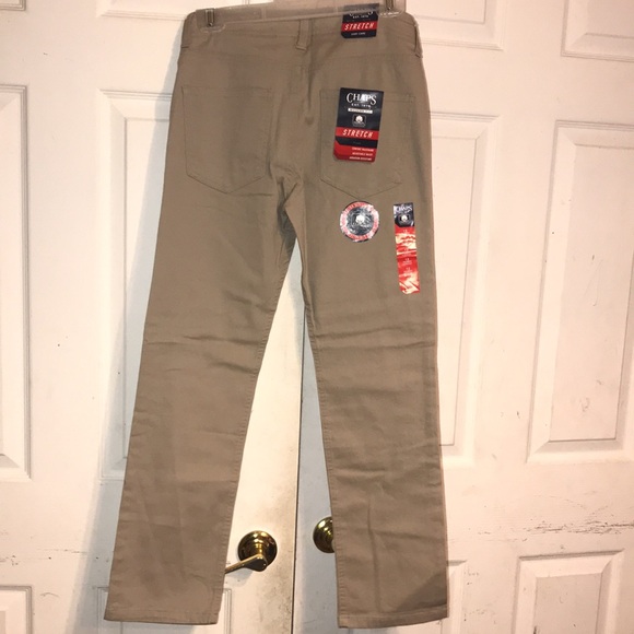 NWT Boy’s Chaps Stretch Husky Pants - Picture 4 of 7